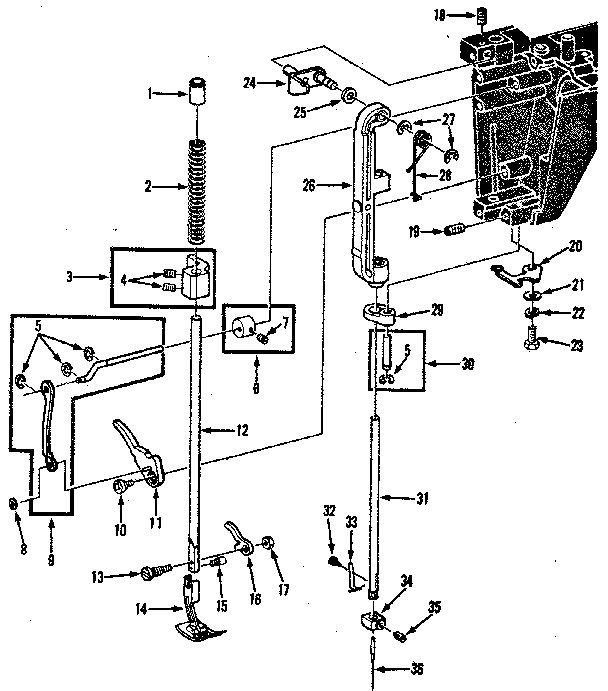 PRESSER BAR ASSEMBLY