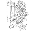 Kenmore 2538631360 cabinet parts diagram