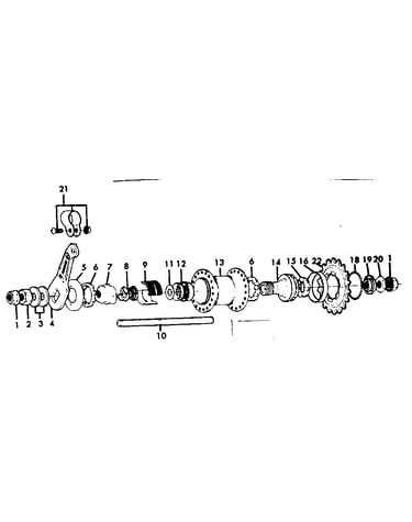 Shimano rear hub