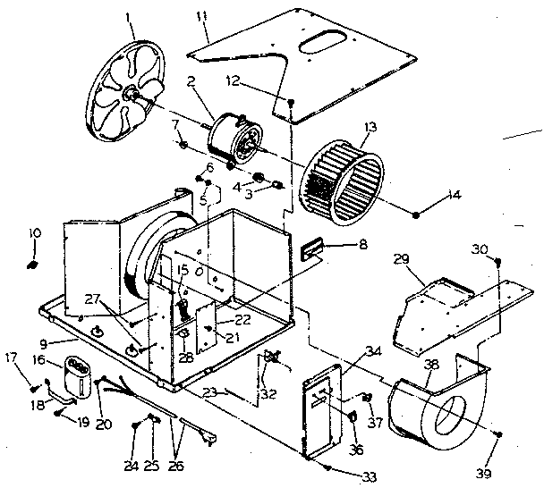 Electrical system and air handling parts