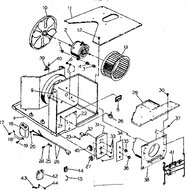 Electrical system and air handling parts