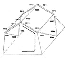 Sears 308770520 frame assembly diagram