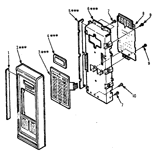 Control panel parts