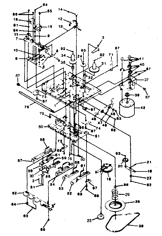 Cassette mechanism view