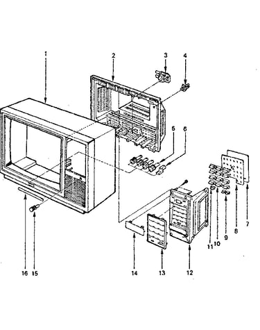 Cabinet parts list