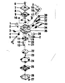 Carburetor assembly part no. 35894