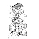 Kenmore 1068648440 compartment separator and control parts diagram