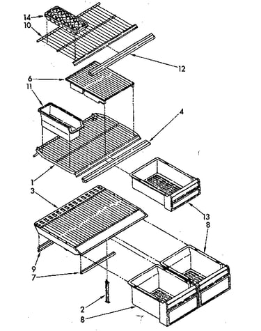 Shelf parts