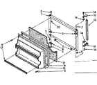 Kenmore 1068648460 freezer door parts diagram
