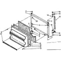 Kenmore 1068648440 freezer door parts diagram