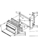 Freezer door parts