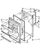 Refrigerator door parts