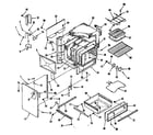Kenmore 9119808510 lower body section diagram