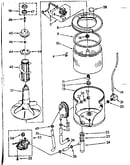 Tub and basket parts (suds only)