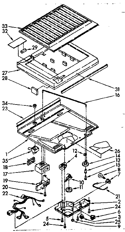 COMPARTMENT SEPARATOR PARTS