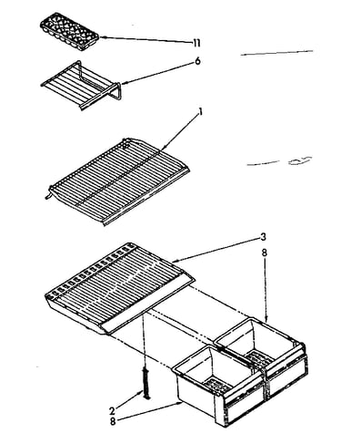 Shelf parts