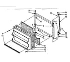 Kenmore 1068646350 freezer door parts diagram