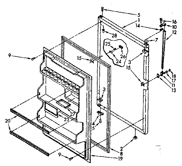 REFRIGERATOR DOOR PARTS