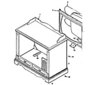 LXI 56448060550 cabinet parts list diagram
