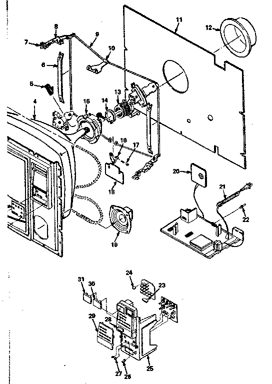 BACK CABINET ASSEMBLY