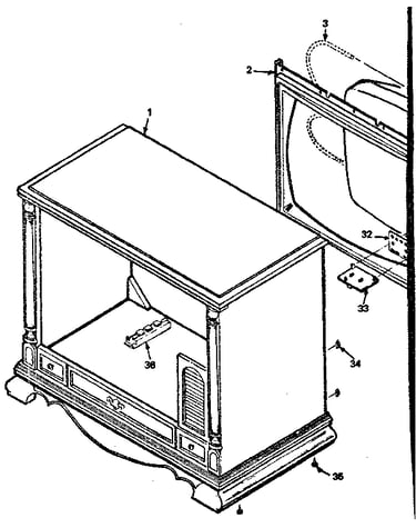 Cabinet parts list