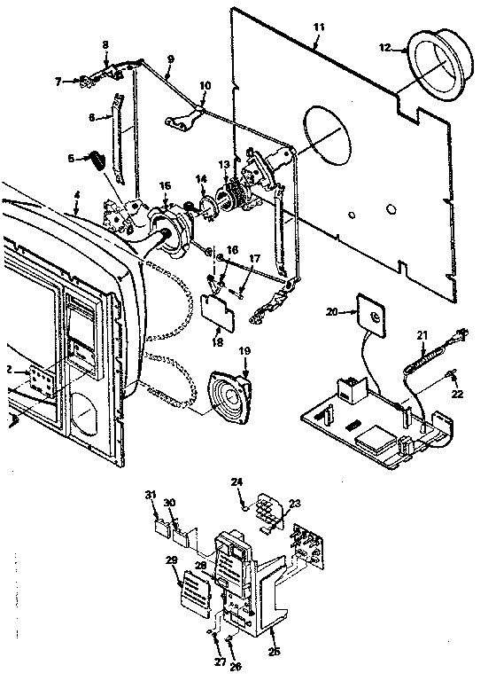 Back cover assembly