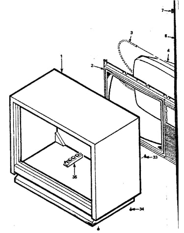 Front cabinet assembly