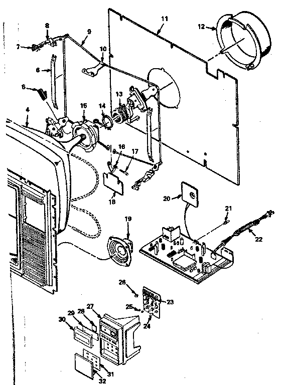 Back cover assembly