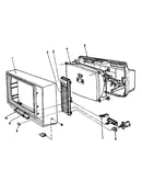 Cabinet exploded view and repair parts list