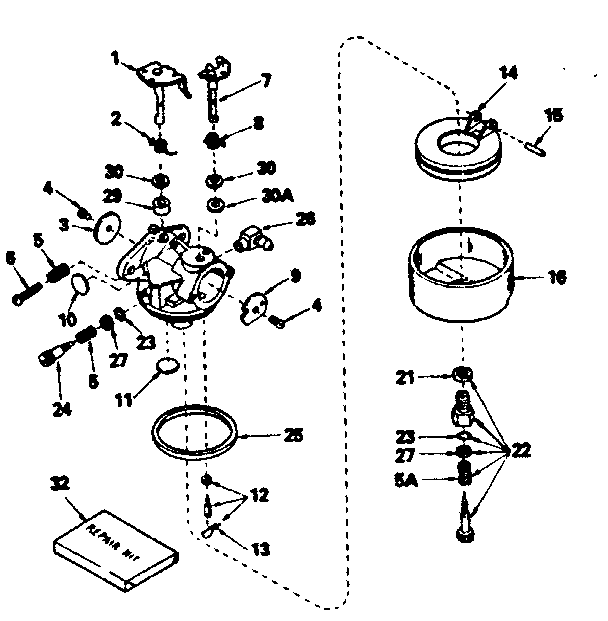 Carburetor no. 631716