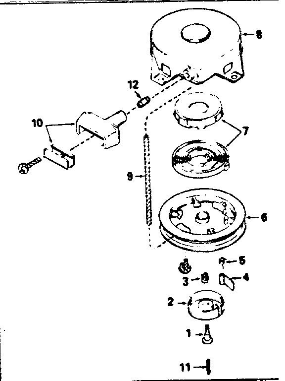 Rewind starter no. 590420a