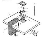Craftsman 28525133 work surface assembly diagram