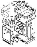 Cabinet and electrical system parts