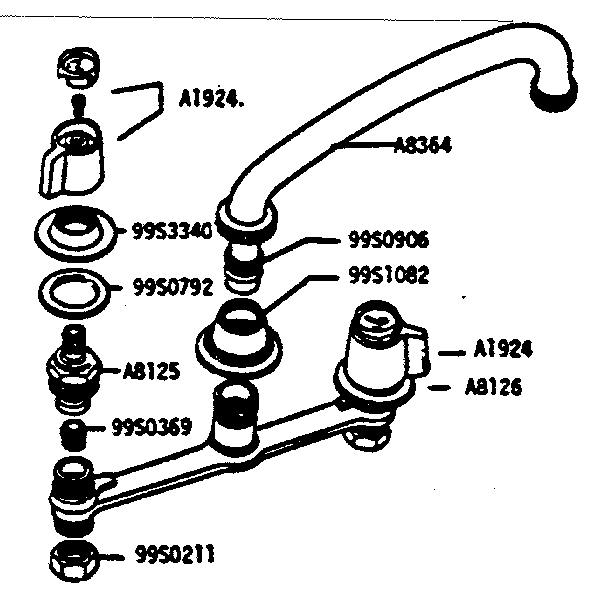 7183 faucet assembly
