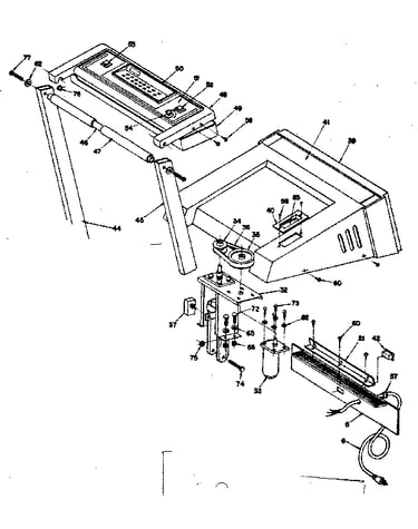 Console and motor cover