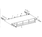 Walton PJX9000-MOTORIZED TREADMILL walking belt assembly diagram