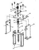 Elevation motor mounting plate assembly