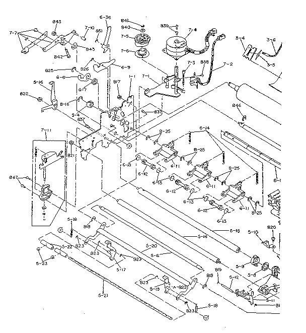 Carriage shaft assembly