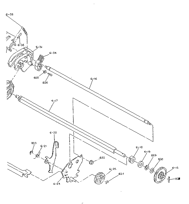 Sprocket shafts
