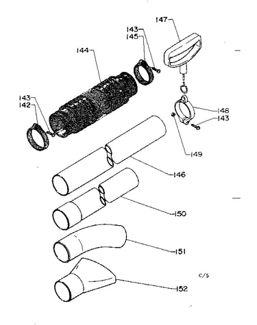 Blowing pipe