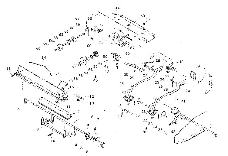 Power space, power back and escapement mechanism