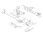 Sears 16153640 tabulator and margin mechanism diagram