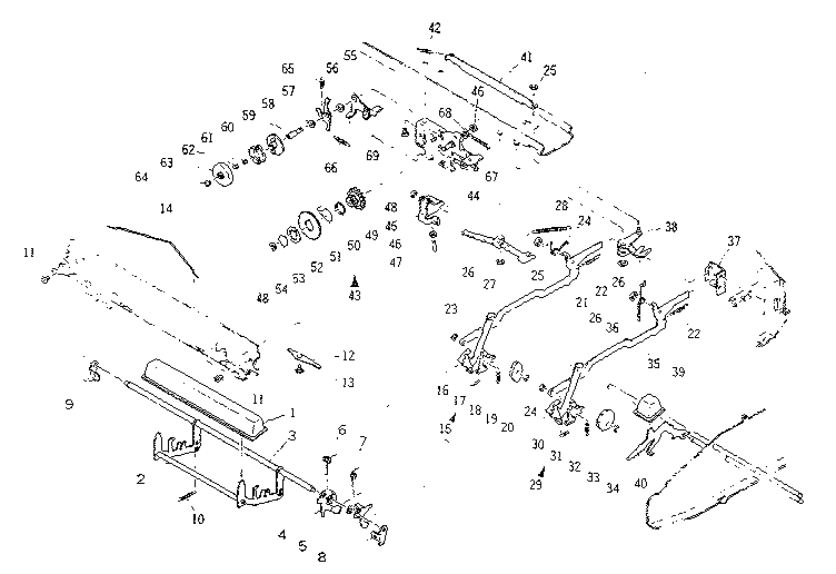 POWER SPACE, POWER BACK AND ESCAPEMENT MECHANISM