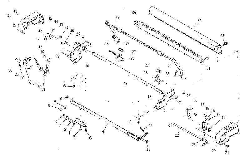 CARRIAGE MECHANISM-NO. 1