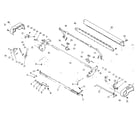 Sears 16153650 carriage mechanism-no. 1 diagram