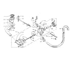 Kenmore 1105802331 pump assembly and pump parts diagram
