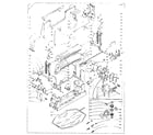 Kenmore 1105802600 wringer and wringer gear case assembly diagram