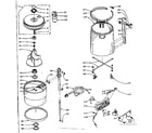 Kenmore 1105802701 machine sub-assembly diagram