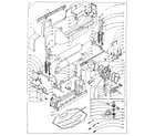 Kenmore 1105802701 wringer and wringer gear case assembly diagram