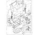 Kenmore 1105802800 wringer and wringer gear case assembly diagram